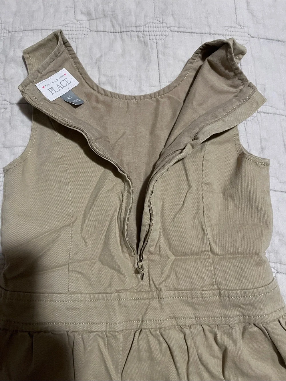 Girls Khaki Uniform Jumper - Size 4T